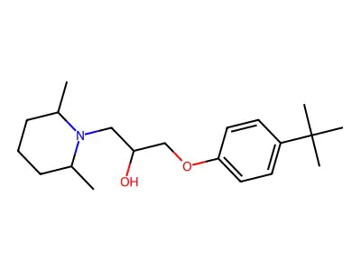 1-(4-Tert-butylphenoxy)-3-(2,6-dimethylpiperidin-1-yl)propan-2-ol structure