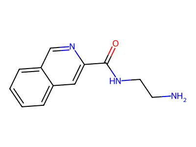 N-(2-aminoethyl)isoquinoline-3-carboxamide structure