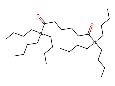 Plumbane, adipoyltributyl- structure
