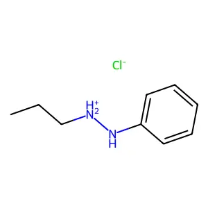Hydrazine, 1-phenyl-2-propyl-, hydrochloride structure