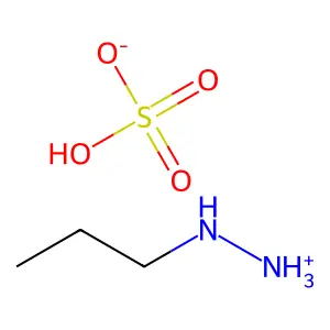 Hydrazine, propyl-, sulfate structure