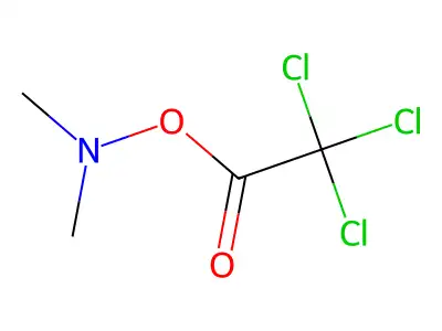 Hydroxylamine, N,N-dimethyl-, trichloroacetate structure