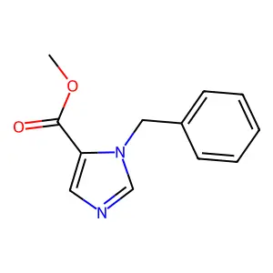 Methyl 1-(phenylmethyl)-1H-imidazole-5-carboxylate structure
