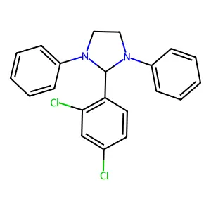 Imidazolidine, 2-(2,4-dichlorophenyl)-1,3-diphenyl- structure