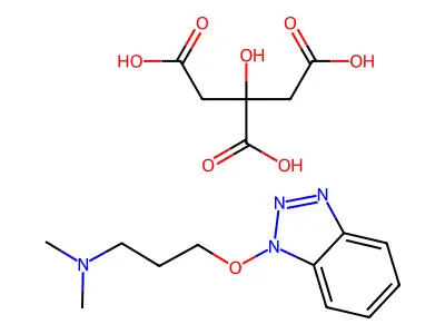 1-Propanamine, 3-(1H-benzotriazol-1-yloxy)-N,N-dimethyl- structure