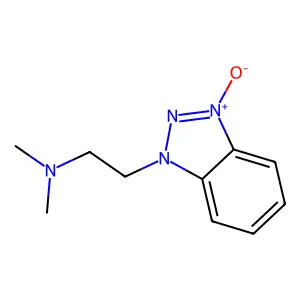 1H-Benzotriazole-1-ethanamine, N,N-dimethyl-, 3-oxide structure