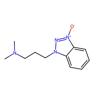 1H-Benzotriazole-1-propanamine, N,N-dimethyl-, 3-oxide structure