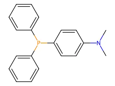 4-(Dimethylamino)phenyldiphenylphosphine structure