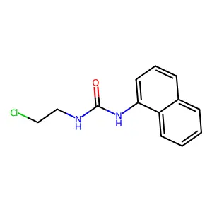 Urea, 1-(2-chloroethyl)-3-(1-naphthyl)- structure