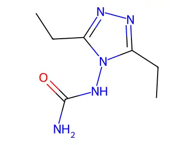Urea, 1-(3,5-diethyl-1,2,4-triazol-4-yl)- structure