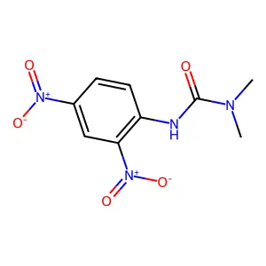 Urea, 1,1-dimethyl-3-(2,4-dinitrophenyl)- structure