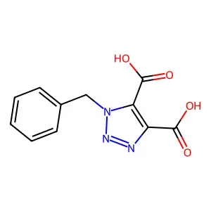 1-苄基-1H-1,2,3-三唑-4,5-二甲酸 structure
