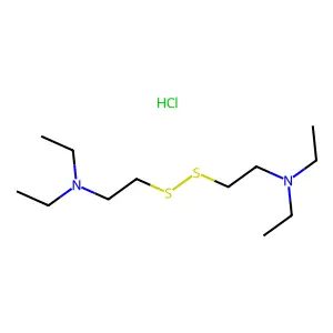 Triethylamine, 2,2'''-dithiobis-, hydrochloride structure