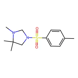 1-(p-Tosyl)-3,4,4-trimethylimidazolidine structure