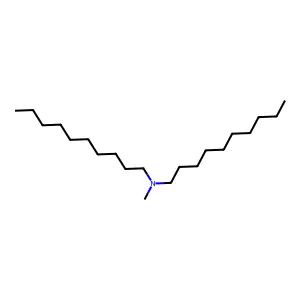 N-癸基-N-甲基-1-癸胺 structure