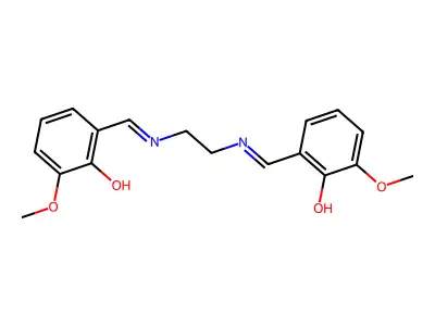 N,N'-bis(2-hydroxy-3-Methoxy-benzylidene)ethylenediaMine structure