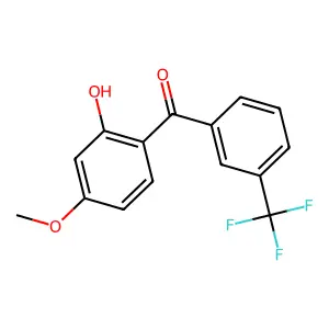 2-Hydroxy-3'-trifluoromethyl-4-methoxybenzophenone structure