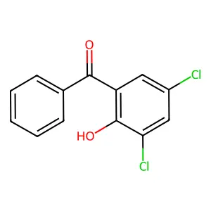 (3,5-Dichloro-2-hydroxyphenyl)(phenyl)methanone structure