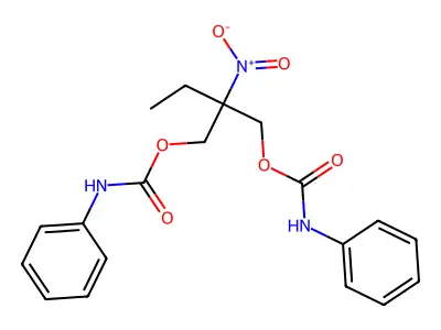 1,3-Propanediol, 2-ethyl-2-nitro-, dicarbanilate structure