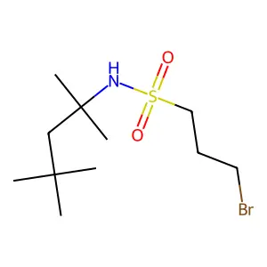 1-Propanesulfonamide, 3-bromo-N-(1,1,3,3-tetramethylbutyl)- structure