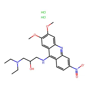 Nitroacridine-3582 dihydrochloride structure