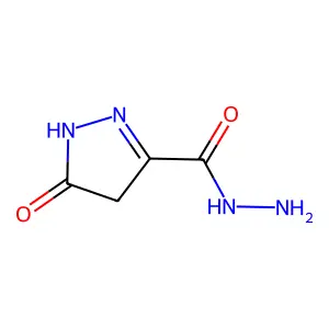 5-氧代-2-吡唑啉-3-甲酸酰肼 structure