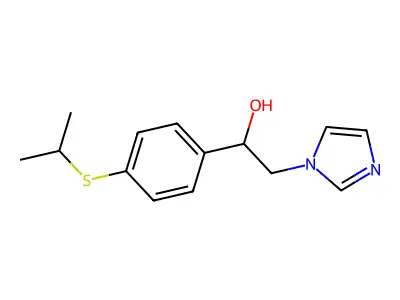 1-Imidazoleethanol, alpha-(p-isopropylthiophenyl)- structure
