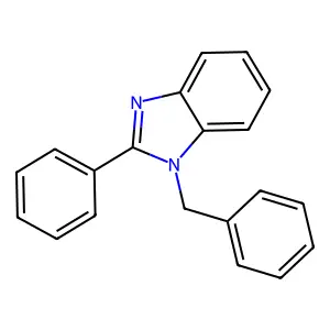 1-Benzyl-2-phenylbenzimidazole structure