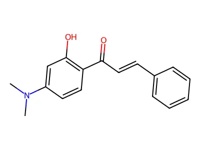 4'-(Dimethylamino)-2'-hydroxychalcone structure