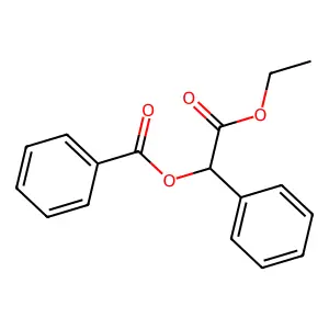 (2-Ethoxy-2-oxo-1-phenylethyl) benzoate structure