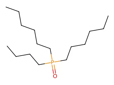 Phosphine oxide, butyldihexyl- structure
