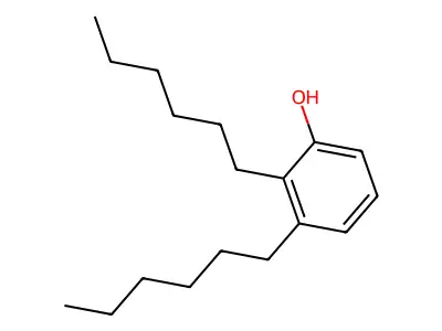 Phenol, dihexyl- structure