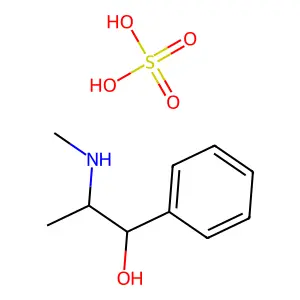 (-)-麻黄碱硫酸盐 structure
