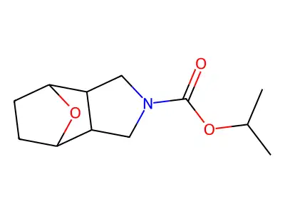 4,7-Epoxyisoindole-2-carboxylic acid, octahydro-, isopropyl ester structure
