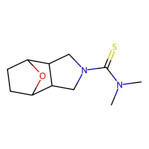 4,7-Epoxyisoindoline, hexahydro-2-(dimethylthiocarbamoyl)- structure