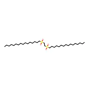 Ethane, 1,2-bis(hexadecylsulfonyl)- structure