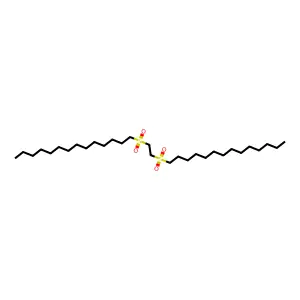 Ethane, 1,2-bis(tetradecylsulfonyl)- structure