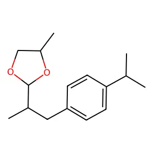 兔耳草醛丙二醇缩醛 structure