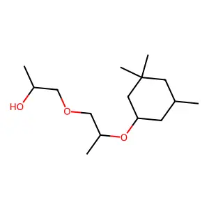 3,3,5-Trimethylcyclohexyl dipropylene glycol structure