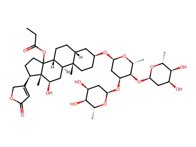 Digoxin, propionate structure
