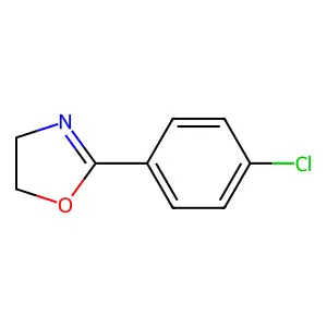 Oxazole, 2-(4-chlorophenyl)-4,5-dihydro- structure