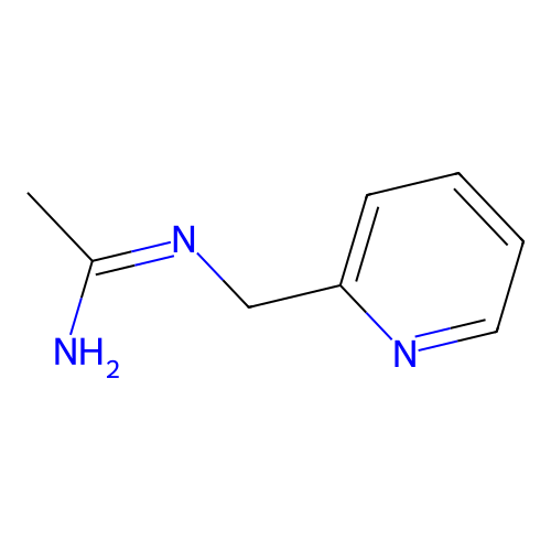 N'-(pyridin-2-ylmethyl)ethanimidamide structure