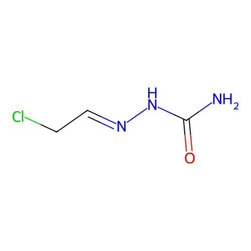 [(E)-2-chloroethylideneamino]urea structure