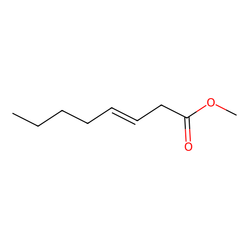 Methyl (E)oct-3-enoate structure