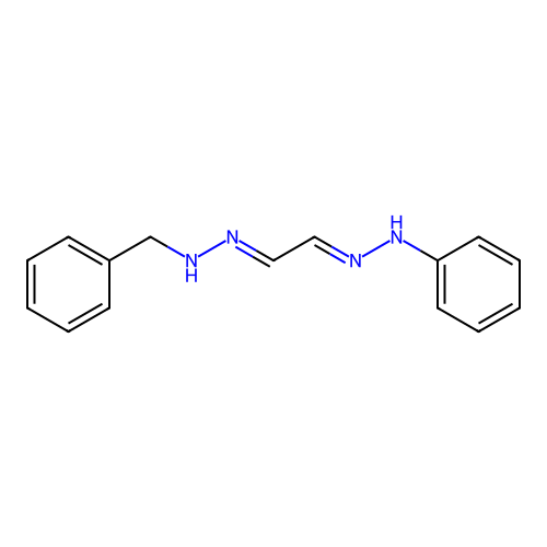 N-[2-(benzylhydrazinylidene)ethylideneamino]aniline structure