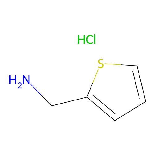 Thiophen-2-ylmethanamine hydrochloride structure