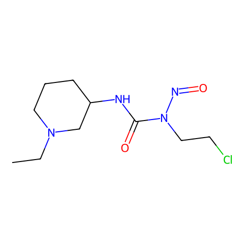 1-(2-Chloroethyl)-3-(1-ethylpiperidin-3-yl)-1-nitrosourea structure