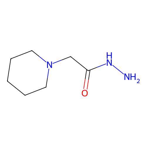 2-(Piperidin-1-yl)acetohydrazide structure