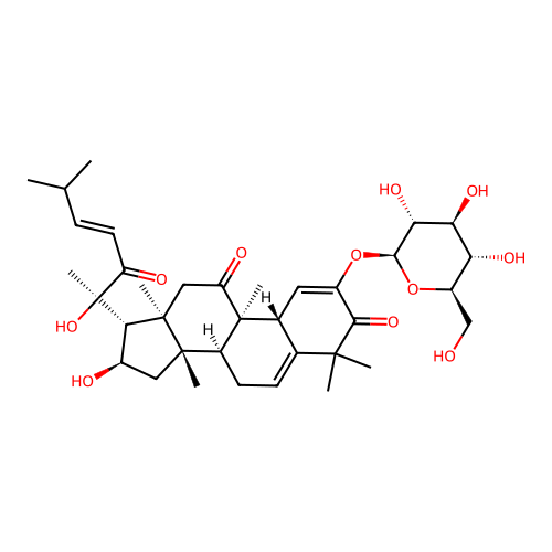 Cucurbitacine X glucoside structure