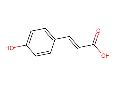 4-香豆酸 structure